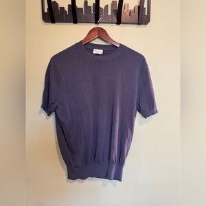 Spier and Mackay 100% Cotton Short Sleeve Knit Sweater